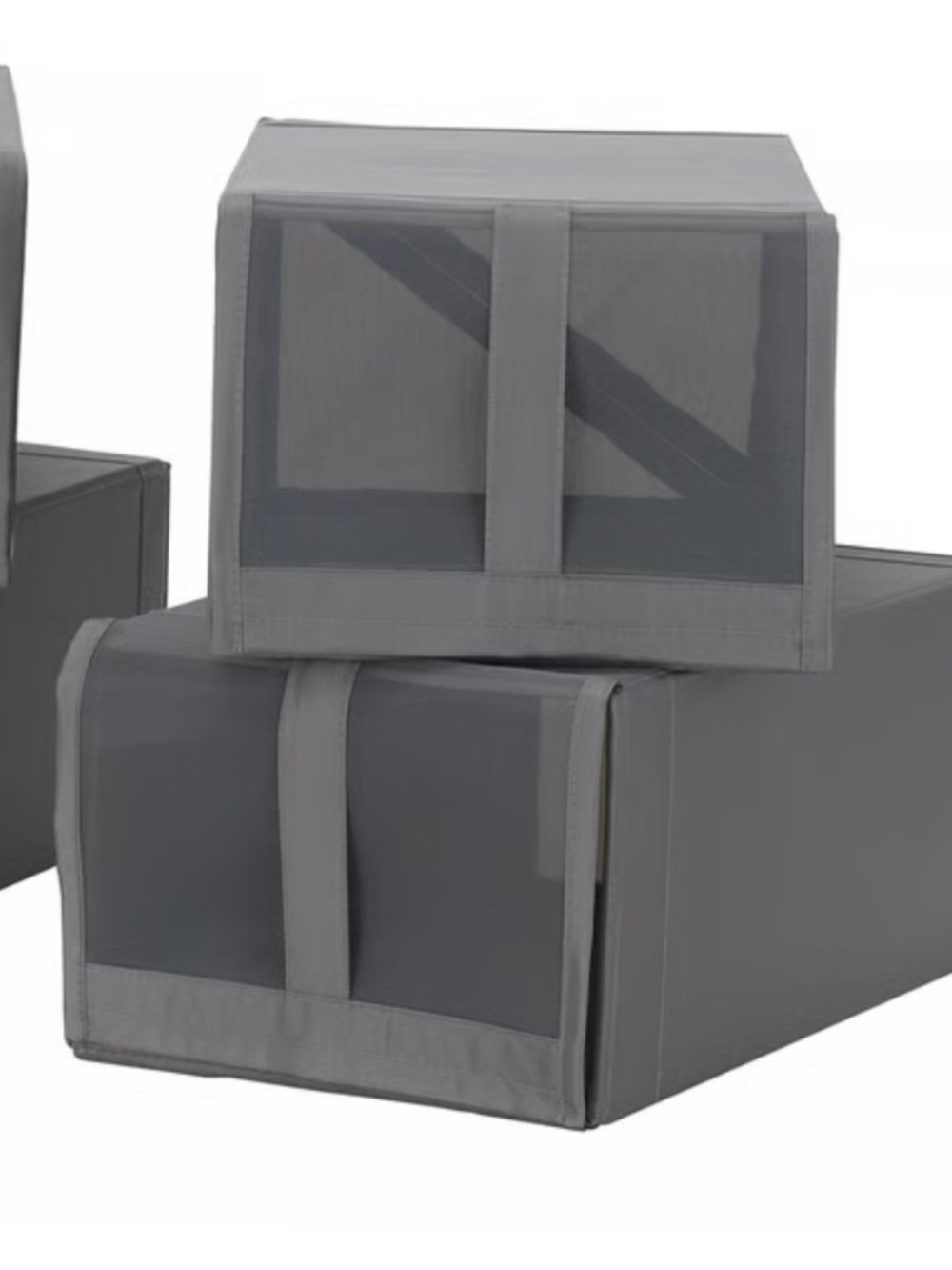 IKEA (12) Black Shoe box (8 ¾x13 ½x6 ¼ )